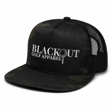 Load image into Gallery viewer, Fairway Stealth Trucker Flat Brim Hat - BFApparel