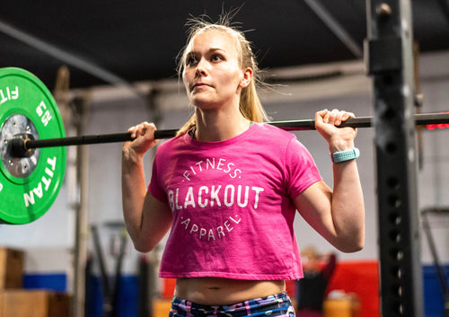 Crest Logo Pink Crop Top - BFApparel