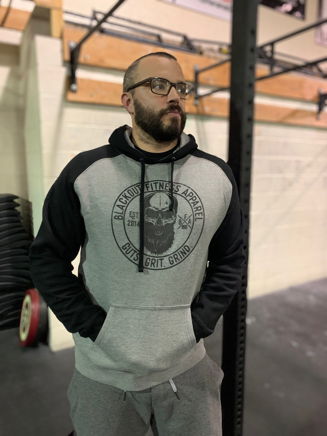 Bearded Man Mid-Weight Hoodie - BFApparel