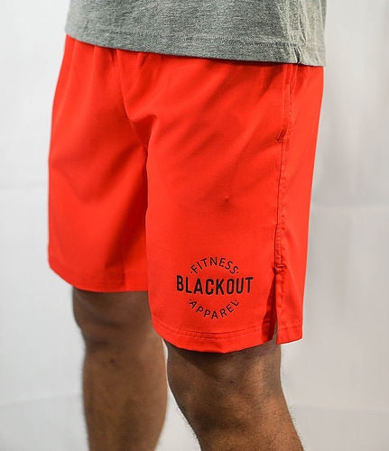 Crest Logo Classic Mens Shorts (Red) - BFApparel